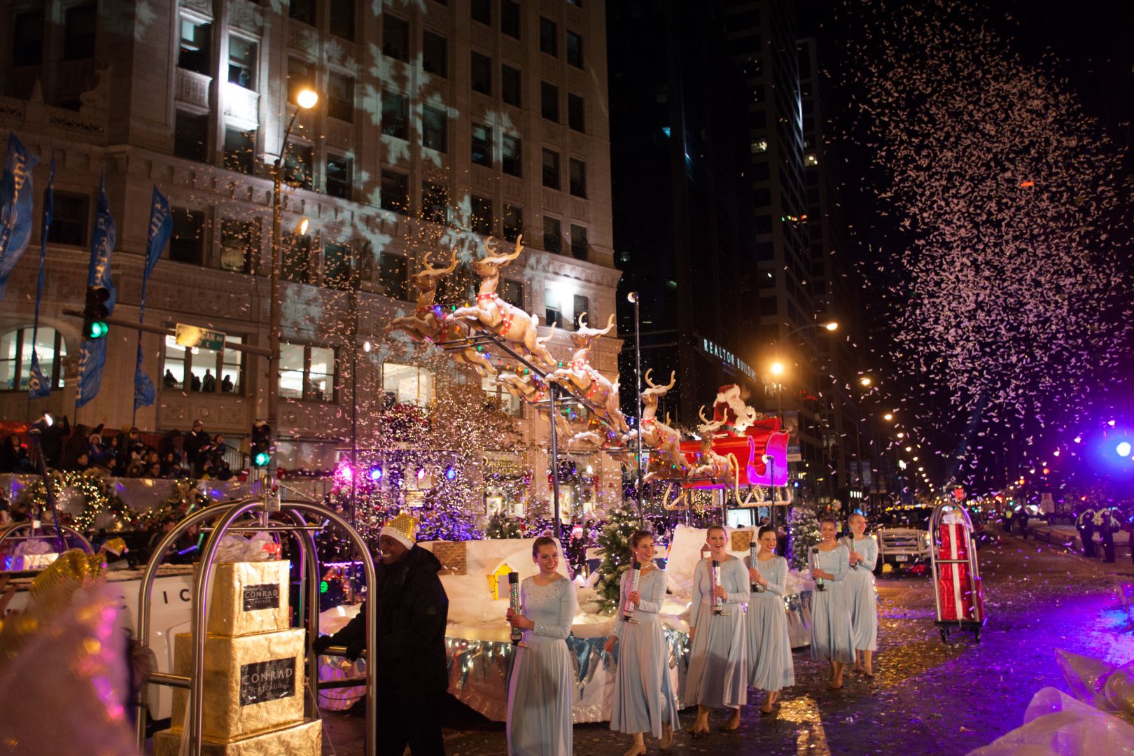 This is an image of the Magnificent Mile Lights Festival