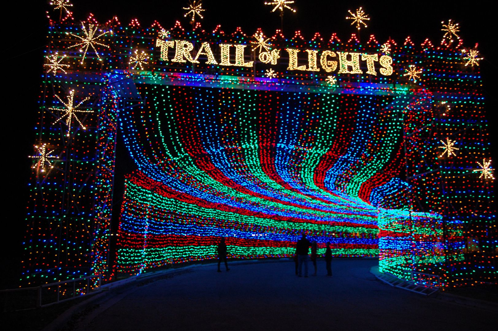 The is a picture of the Austin Trail of Lights