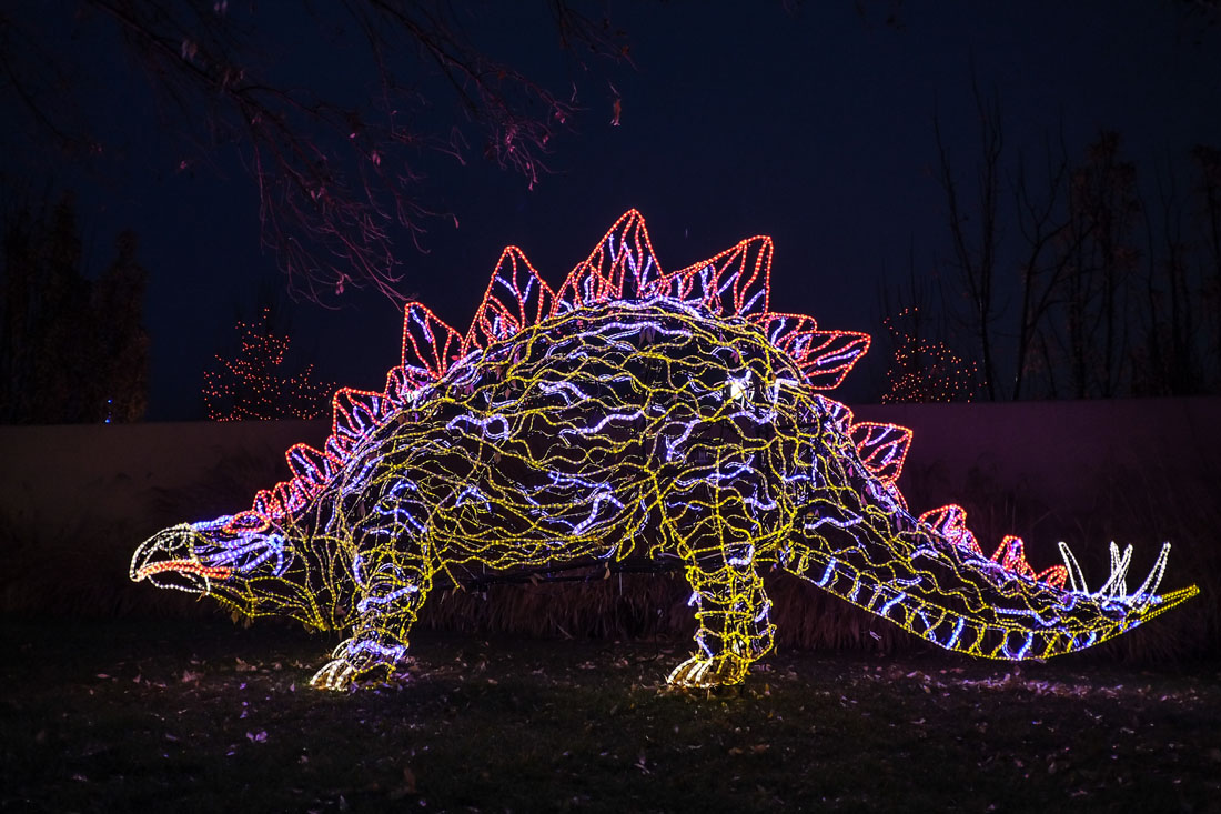 This is a photo of one of the sculptures from the the River of Lights festival.